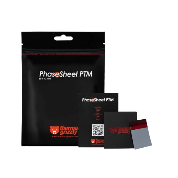 THERMAL GRIZZLY TG PhaseSheet PTM - 50x 40x 0,2mm termal pad (TG-PS-50-40) - EP3165200