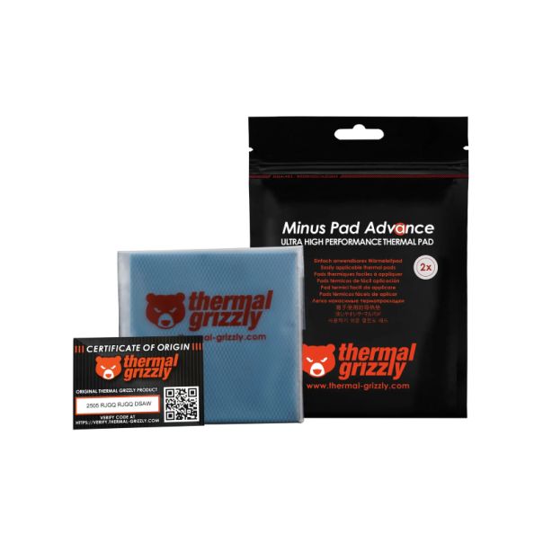 THERMAL GRIZZLY TG Minus Pad Advance - 100x100x0.5mm termal pad (2pcs) (TG-MP-A-100-100-05-2) - EP3157521