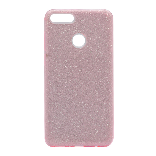 Maska za Huawei Y9 (2018) pink Crystal Dust - 030393