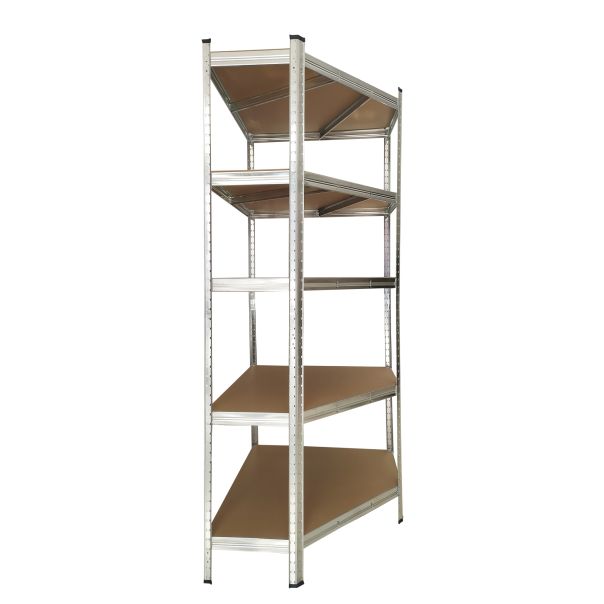 eHomeStorage Garažna metalna polica 180x75x40cm 5 nivoa ugaona - CS75-STORAGE