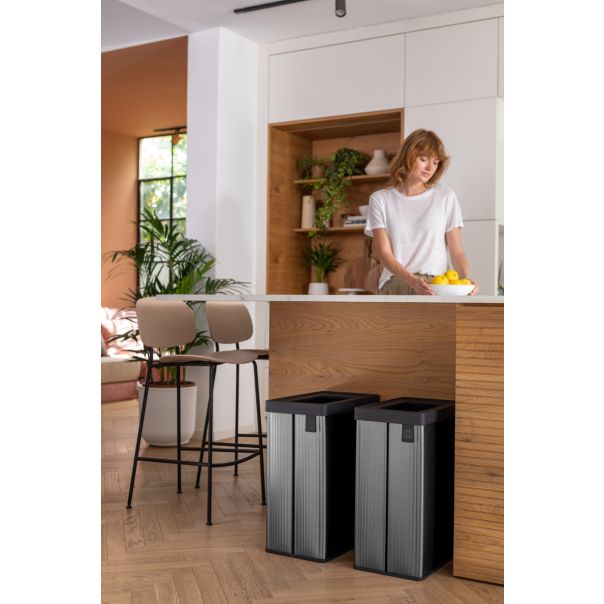 CURVER Kanta za otpatke 54L Verto, pearl grey - CU 00395-Y83
