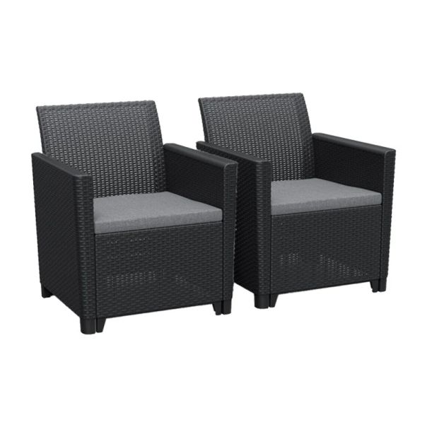 KETER Baštenska garnitura Claire, grafit - CU 252698