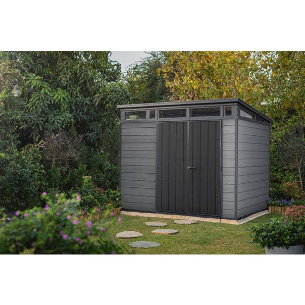 KETER Baštenska kućica Cortina 9x7, antracit - CU 255060