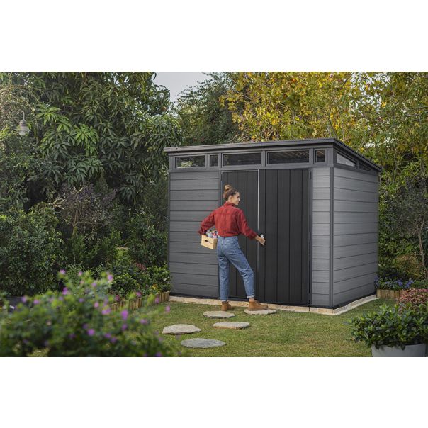 KETER Baštenska kućica Cortina 9x7, antracit - CU 255060