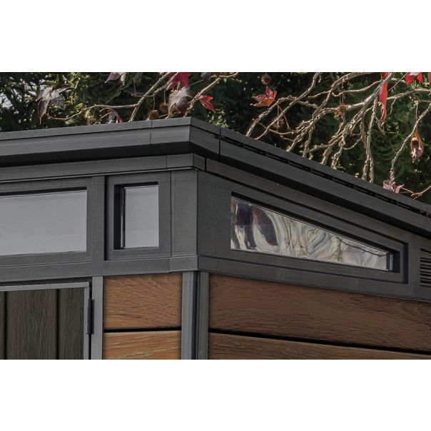 KETER Baštenska kućica Deco Pent 9x7, braona - CU 259818