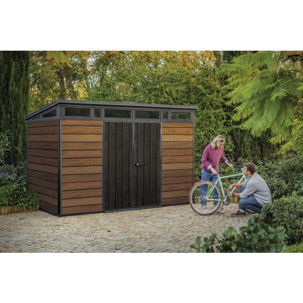 KETER Baštenska kućica Deco Pent 11x7, braona - CU 259822