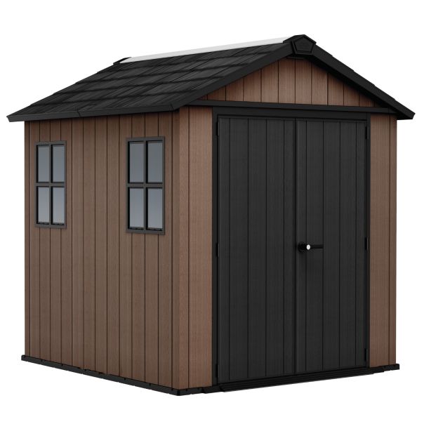 KETER Baštenska kućica Newton plus wide 7x7.5, braon - CU 261859