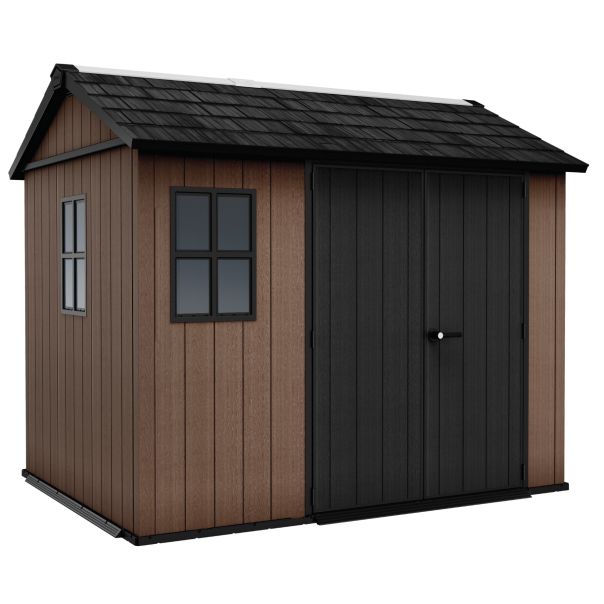 KETER Baštenska kućica Newton plus wide 9x7.5, braon - CU 261860
