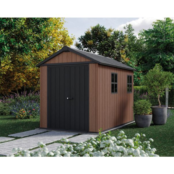 KETER Baštenska kućica Newton plus wide 9x7.5, braon - CU 261860