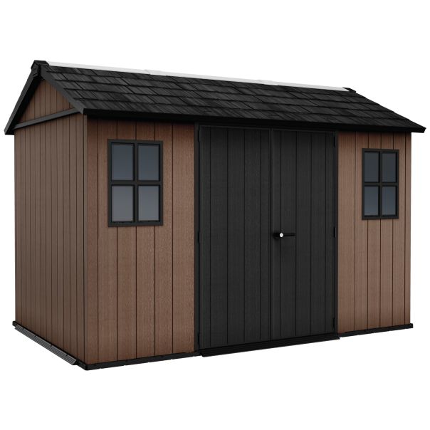 KETER Baštenska kućica Newton plus wide 11x7.5, braon - CU 261861