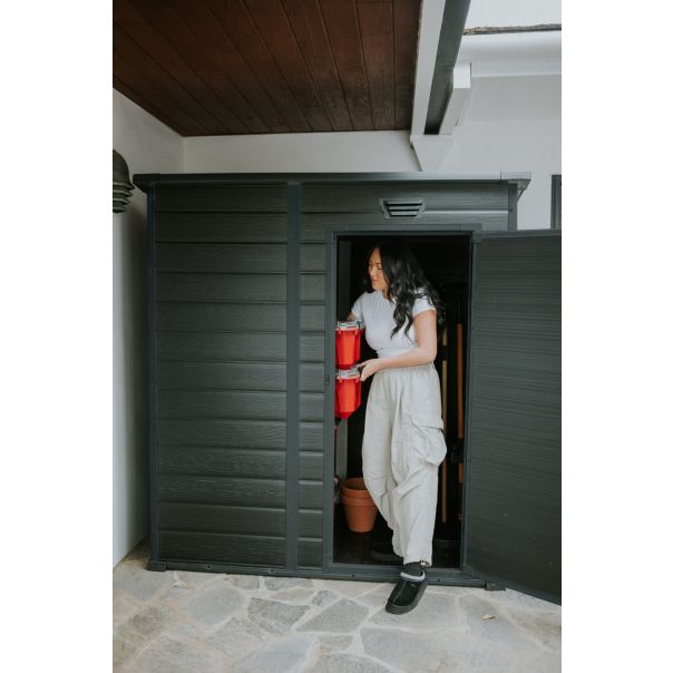 KETER Baštenska kućica Essential, tamno siva/crna - CU 263895