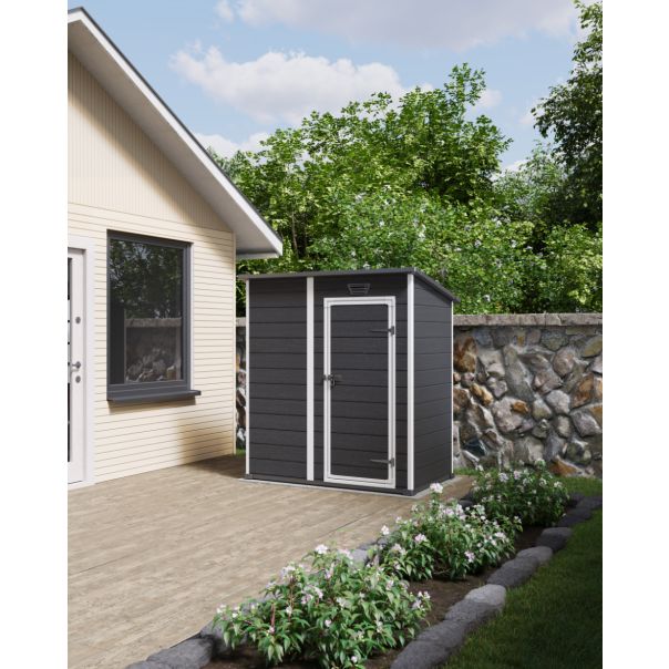 KETER Baštenska kućica Essential, tamno siva/bela - CU 263943