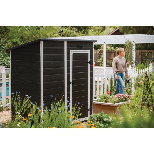 KETER Baštenska kućica Essential, tamno siva/bela - CU 263943