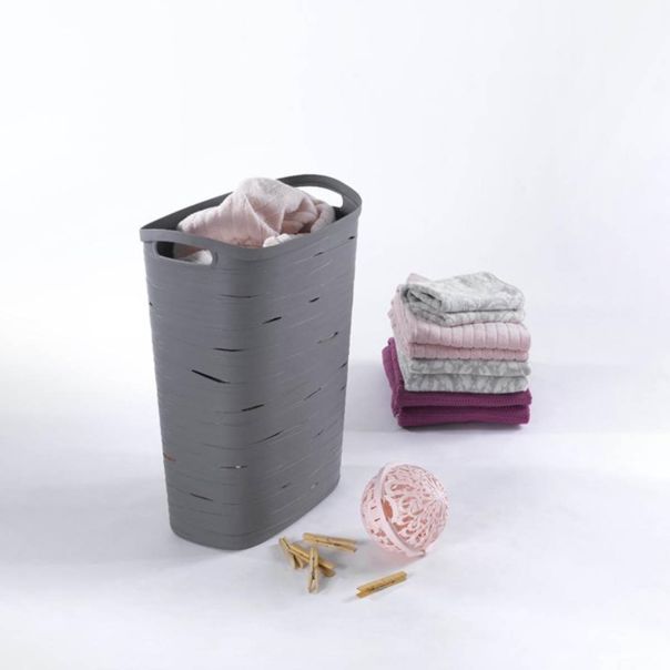 CURVER Koš za veš 49L Ribbon siva - CU 00746-T37 - CU 00746-T37