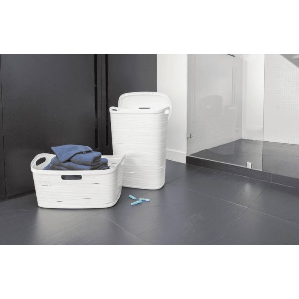 CURVER Koš za veš 49L Ribbon bela - CU 00746-X07 - CU 00746-X07