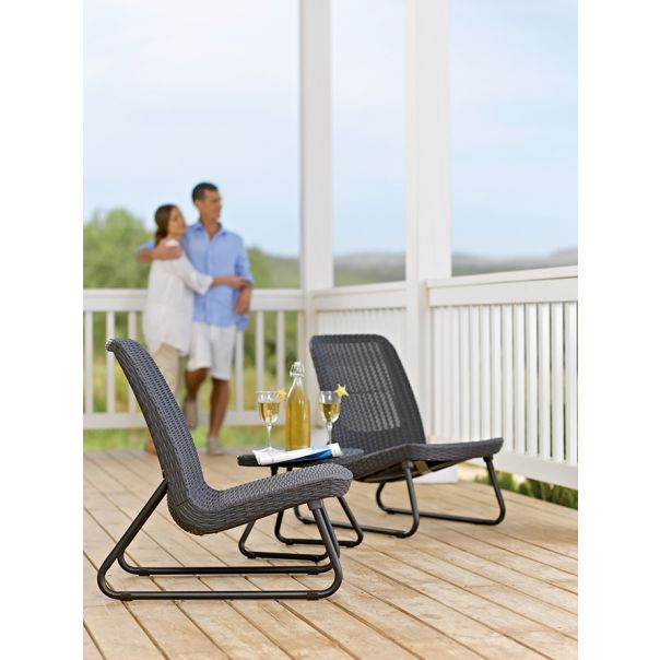 KETER Balkonski set Rio Patio, braon CU 211426 - CU 211426