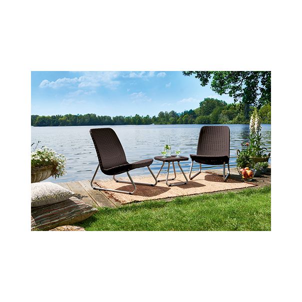 KETER Balkonski set Rio Patio, braon CU 211426 - CU 211426