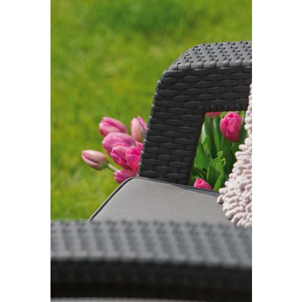 KETER Baštenski set Corfu II, Pe-ratan, grafit - CU223204