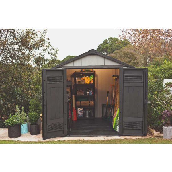 KETER Baštenska kuća Oakland 757, braon siva/antacit, Keter - CU228701