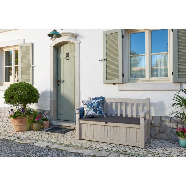 KETER Baštenska klupa-kutija za odlaganje Eden 265L, bež - CU 230398