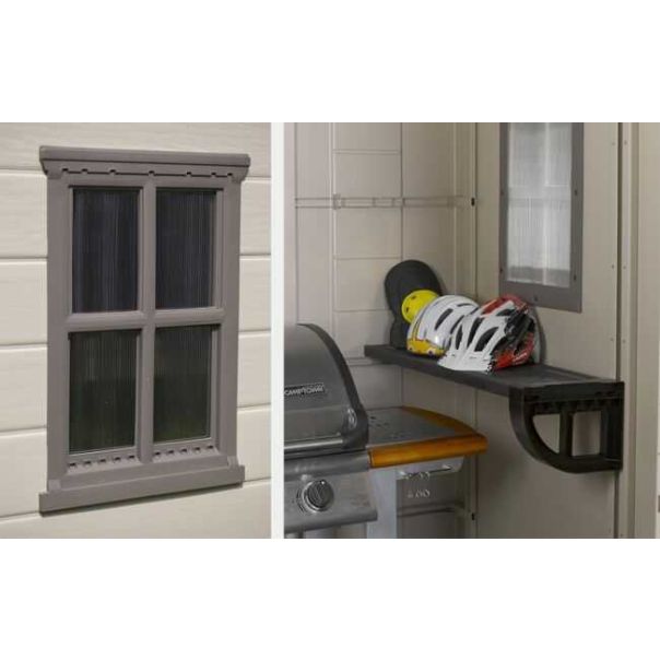 KETER Baštenska kuća Factor 256,5 x 182 x 243, bež, CU 240864 - CU 230451