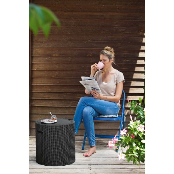 KETER Tabure frigo Cool Stool 39L, braon - CU230904