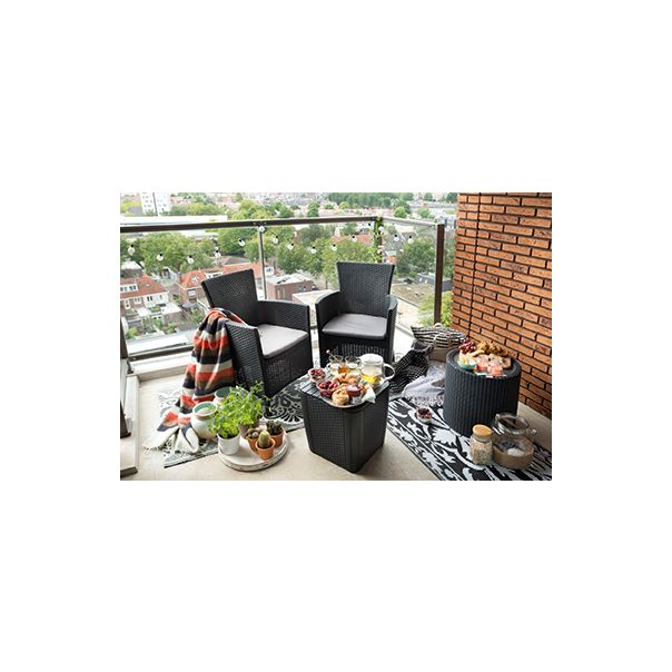 KETER Baštenski tabure frigo Cool Stool 39L, grafit - CU 230905