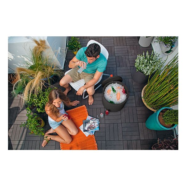 KETER Baštenski tabure frigo Cool Stool 39L, grafit - CU 230905