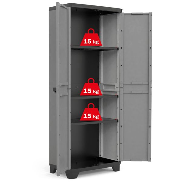 KETER Plastični baštenski ormar stilo tall 68 x 39 x 173, CU 241058 - CU 241058