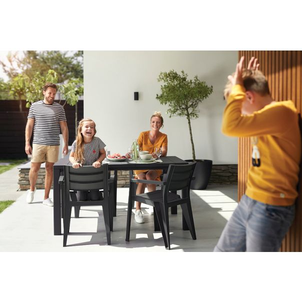 KETER Stolica Julie Dinning, grafit CU 246188 - CU 246188