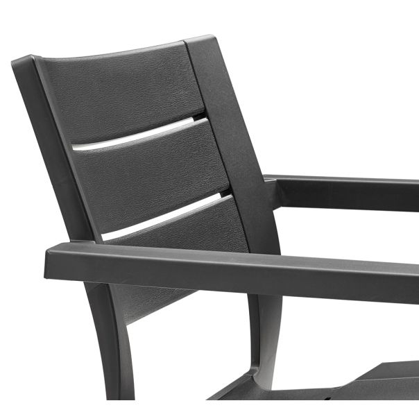 KETER Stolica Julie Dinning, grafit CU 246188 - CU 246188