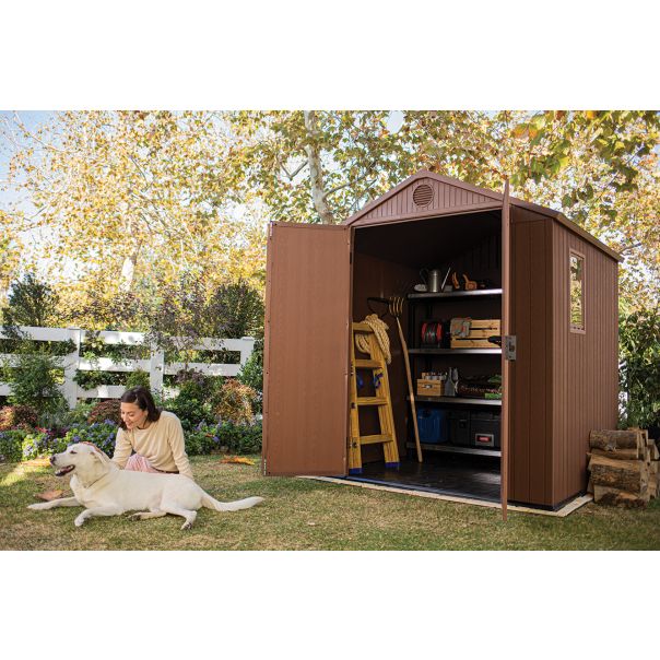 KETER Baštenska kuća Darvin 190 x 182 x 221 cm, braon - CU 249360