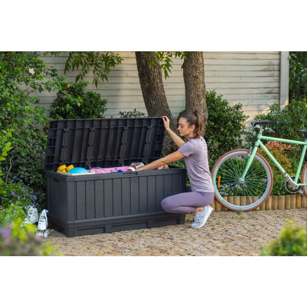 KETER Baštenska kutija za odlaganje Kentwood 350L, grafit CU 249462 - CU 249462