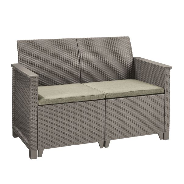 KETER Baštenski set Elodie 2 seater sa box stolom, kapućino - CU 254091