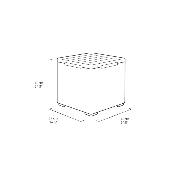 KETER Sto box Vigo , grafit - CU 254958