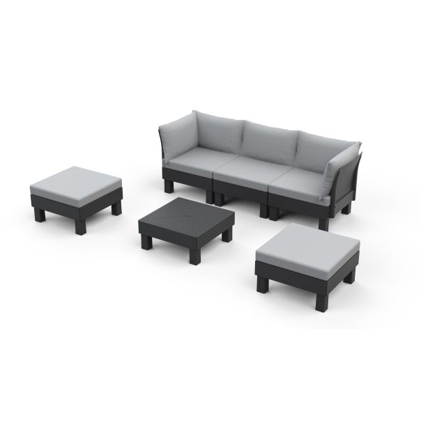 KETER Baštenski set Cantara elements 5 seater, grafit - CU 257361