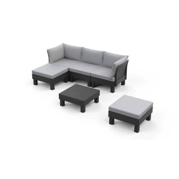 KETER Baštenski set Cantara elements 5 seater, grafit - CU 257361