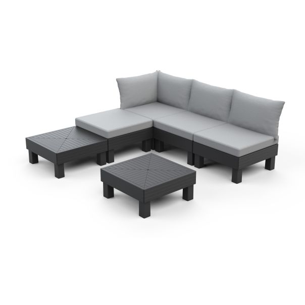 KETER Baštenski set Cantara elements 5 seater, grafit - CU 257361