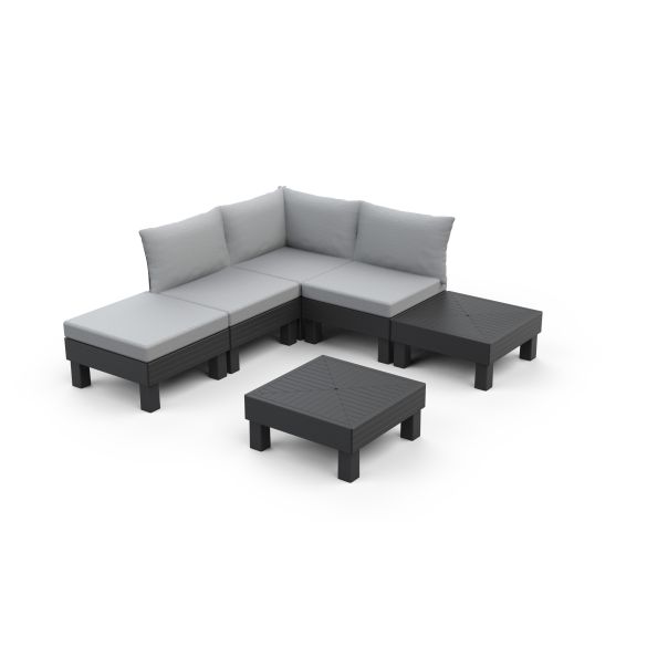 KETER Baštenski set Cantara elements 5 seater, grafit - CU 257361