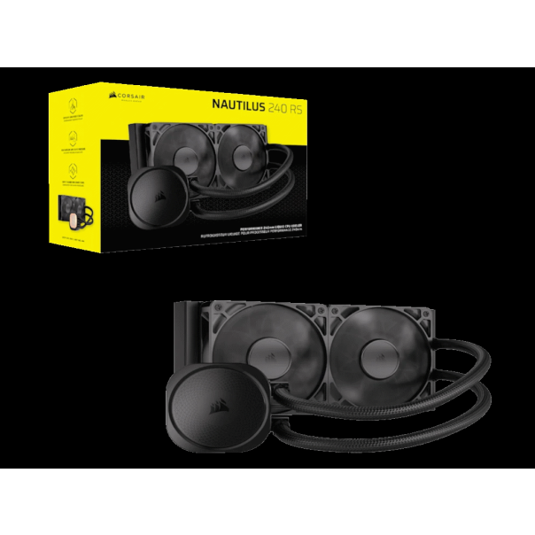 CORSAIR Kuler sa vodenim hlađenjem za CPU Nautilus 240 RS 240mm dual, crna - CW-9060088-WW