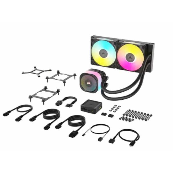 CORSAIR Kuler sa vodenim hlađenjem iCUE link Titan 240 RX CW-9061016-WW, crna - CW-9061016-WW