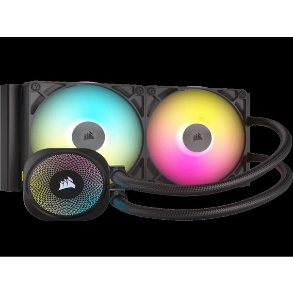 CORSAIR Kuler sa vodenim hlađenjem za CPU iCUE Link Titan 280 RX RGB/AIO 280mm dual, crna - CW-9061017-WW