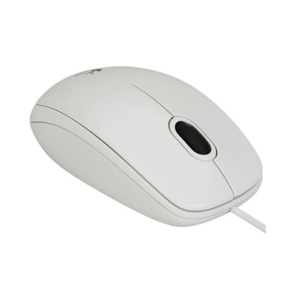 LOGITECH Žičani miš B100 beli - MIS00782