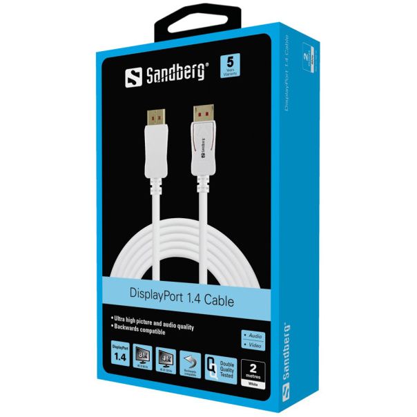 Kabl Sandberg 509-15 DisplayPort M/M 1.4 8K 2m - EP2842699