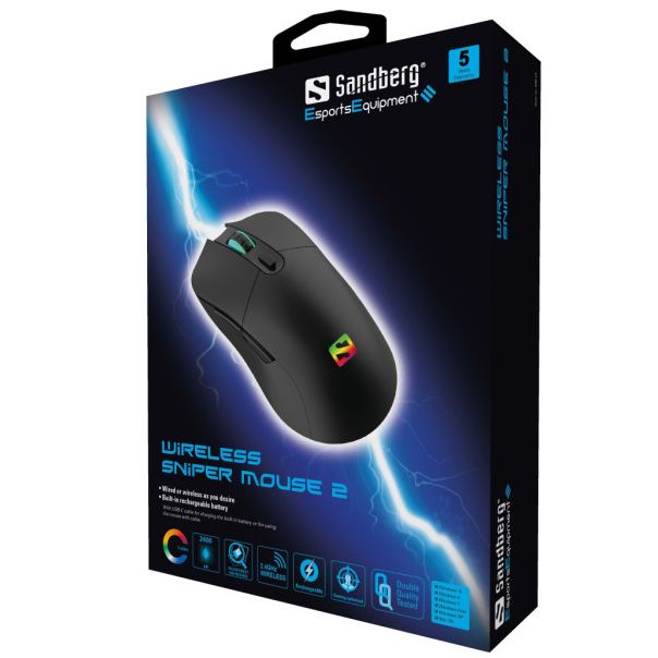 Miš Wireless Sandberg Sniper 2 2400DPI 640-21 - EP2850911