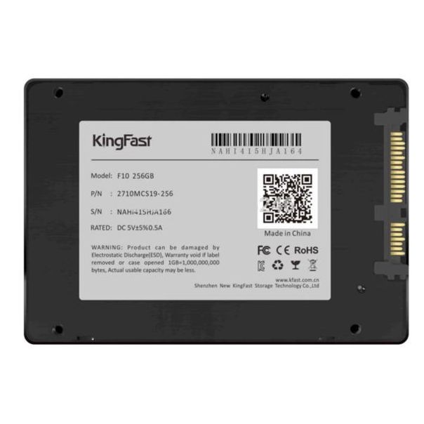KingFast SSD 2.5'' 256GB F10 550MBs/460MBs - 136282