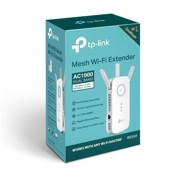 TP-LINK RE550 Wi-Fi Range Extender AC1900 - EP3040213