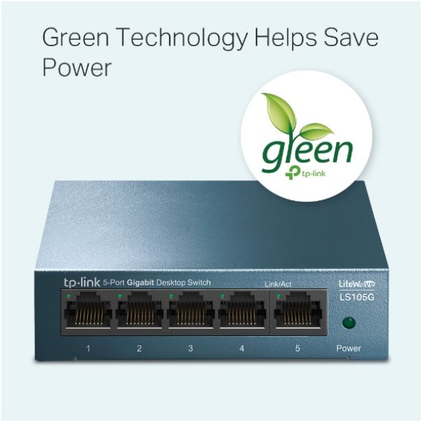 LAN Switch TP-LINK LS105G Gigabit 10/100/1000Mbps - EP3040433