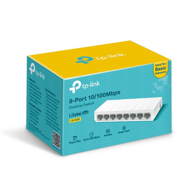 LAN Switch TP-Link LS1008 8-port 10/100 - EP3044831