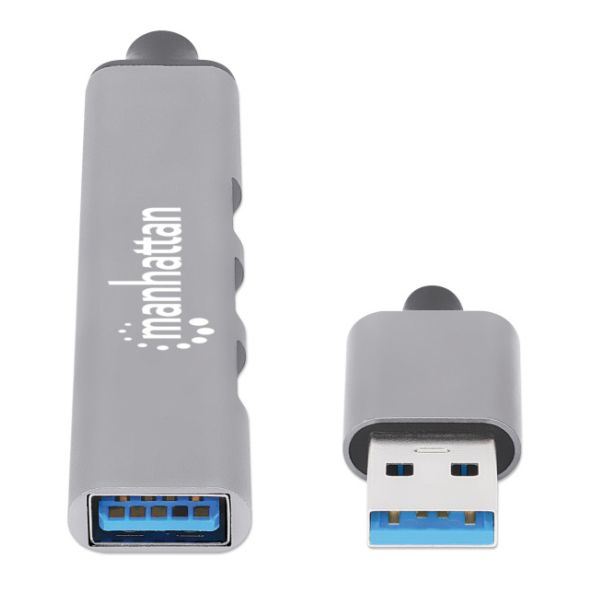 USB HUB 4port Manhattan 168427 3.0/3xUSB 2.0 480Mbps/1xUSB 3.0 5Gbps/sivi - EP2922666